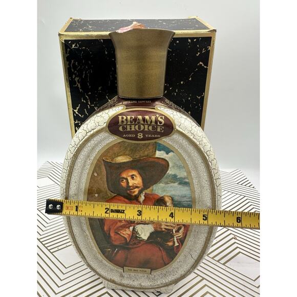 The Bag Piper Collectors Jim Beam Bottle Decanter Barware Man Cave Bar Empty Box - Picture 3 of 3